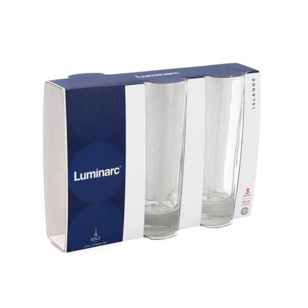 Pohár Luminarc Islande Transparentná Sklo 3 kusov (22 cl)