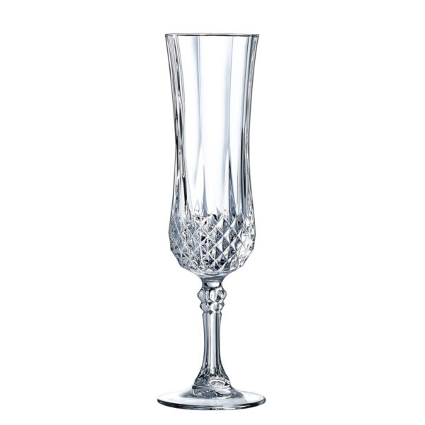 Pohár šampanského Cristal d’Arques Paris Longchamp Transparentná Sklo (14 cl) (Pack 6x)