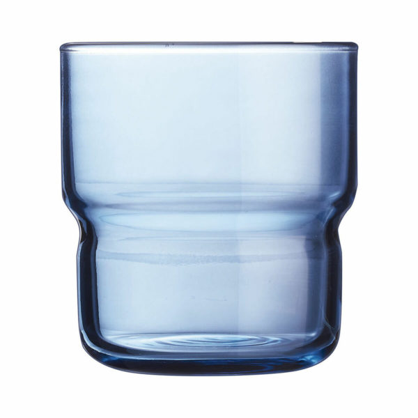 Pohár Arcoroc Log Brush Modrá Sklo (22 cl) (6 kusov)