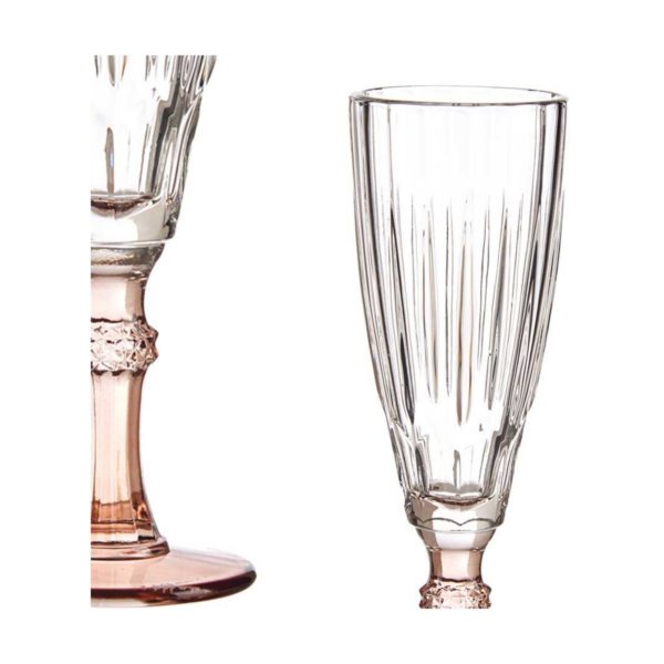 Pohár šampanského Exotic Sklo Gaštanová 6 kusov (170 ml)
