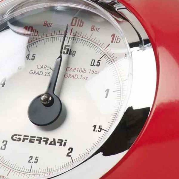 kuchynskú váhu G3Ferrari G20003R Červená Nerezová oceľ
