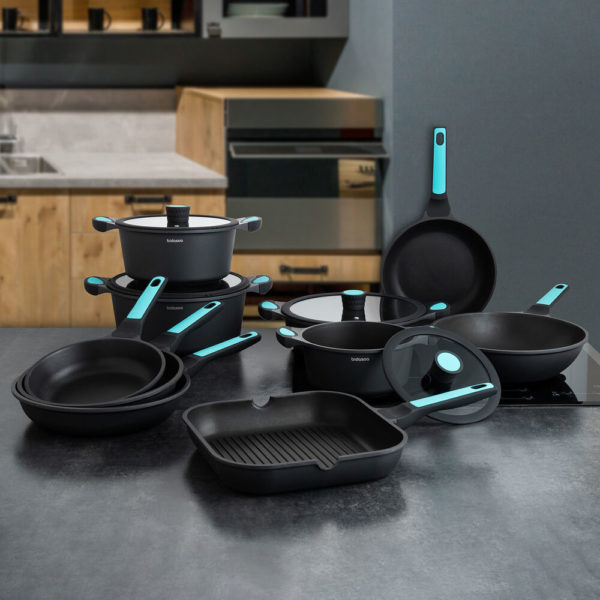 Panvica Wok Bidasoa Studio Čierna Kov (28 cm)