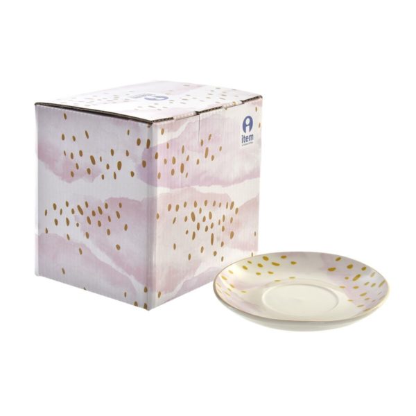Čajová kanvica DKD Home Decor Sklo Porcelán Ružová Mätová (250 ml) (2 kusov)