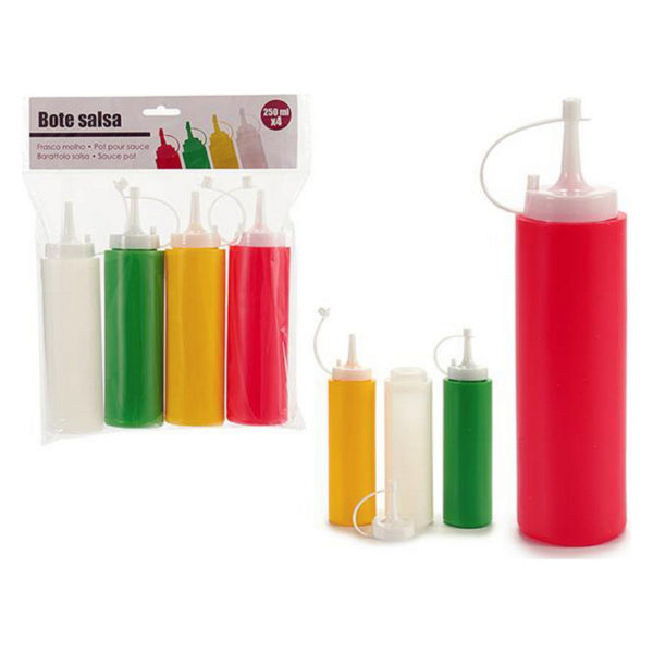 Fľaška na omáčky 250 ml (4 pcs)