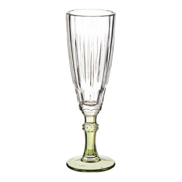 Pohár šampanského Exotic Sklo zelená (170 ml)