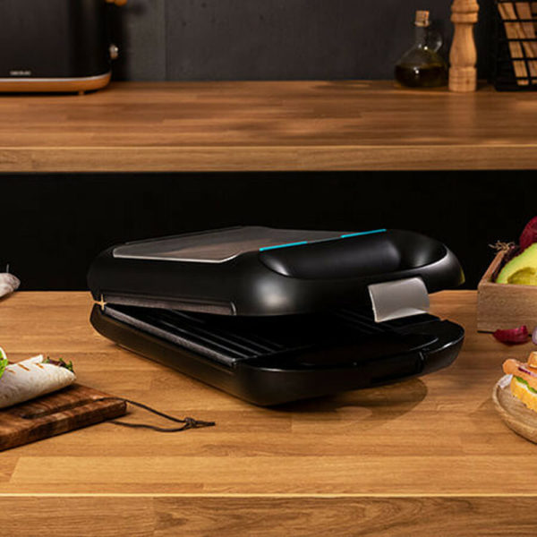Grilovací Hriankovač na Sendviče Cecotec Rock´nToast Grill Family (1500 W)