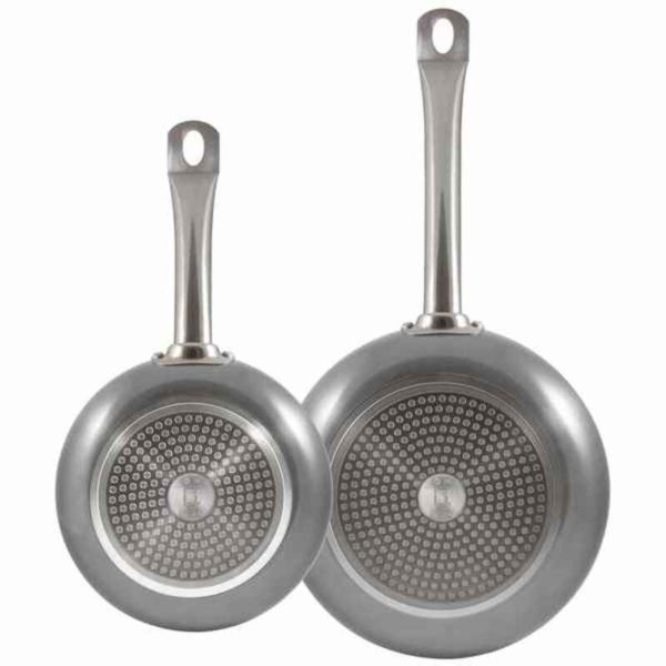 Súprava panvíc Bergner Čierna Nerezová oceľ Kovaný hliník (2 pcs)
