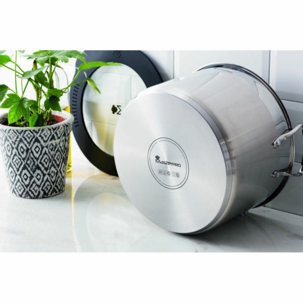 Teflónová panvica Masterpro Ø 16 cm Striebristý Nerezová oceľ