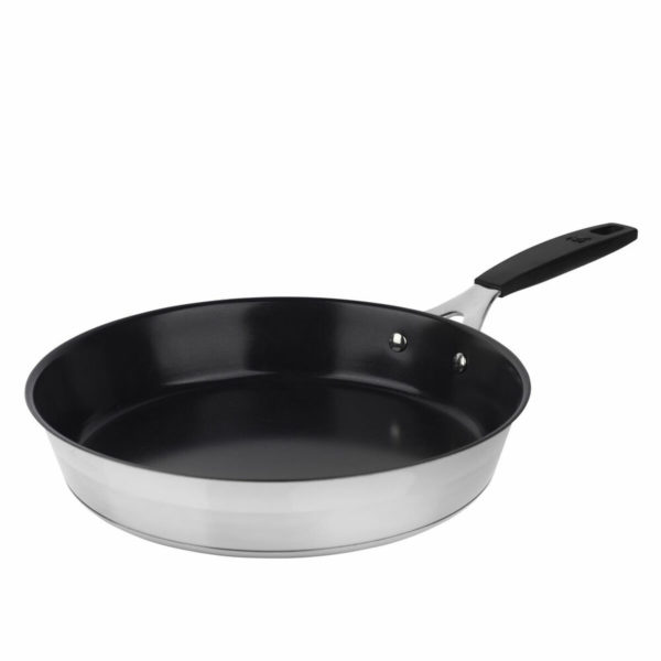 Teflónová panvica Masterpro Striebristý Nerezová oceľ (Ø 24 cm)