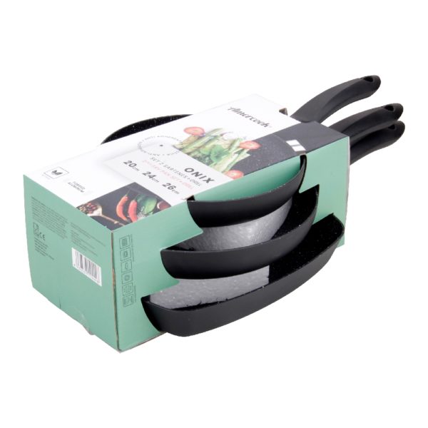 Súprava panvíc Amercook Grill Amer (Ø 20 cm, Ø 24 cm, Ø 26 cm)
