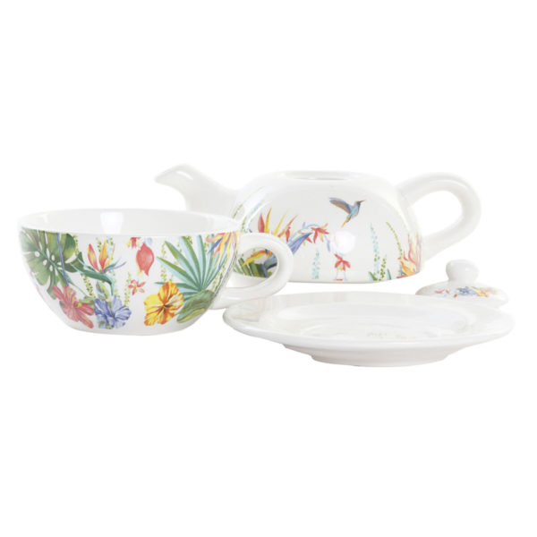 Čajová kanvica DKD Home Decor Viacfarebná Dolomite (750 ml)