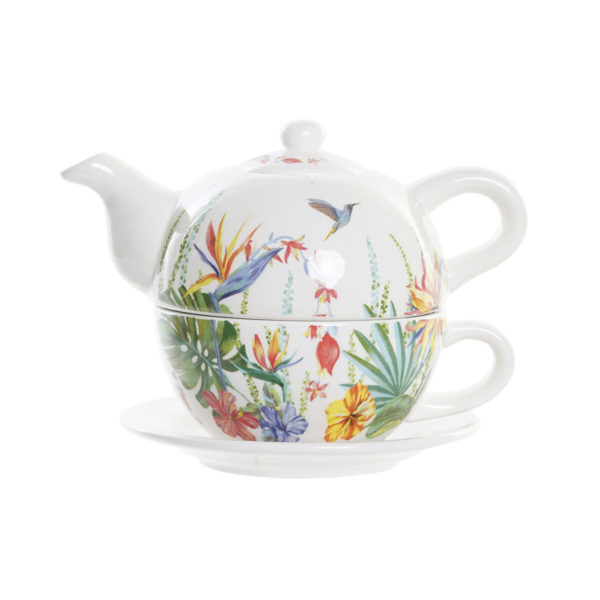 Čajová kanvica DKD Home Decor Viacfarebná Dolomite (750 ml)