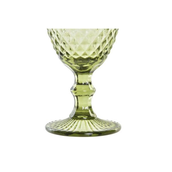 Pohár DKD Home Decor Sklo zelená (240 ml)