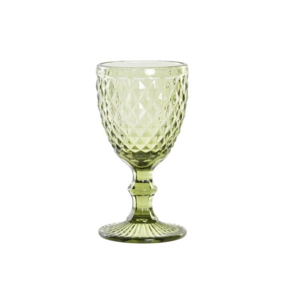Pohár DKD Home Decor Sklo zelená (240 ml)